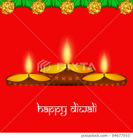 illustration of hindu festival Diwali illustration of hindu festival Diwali 84677933