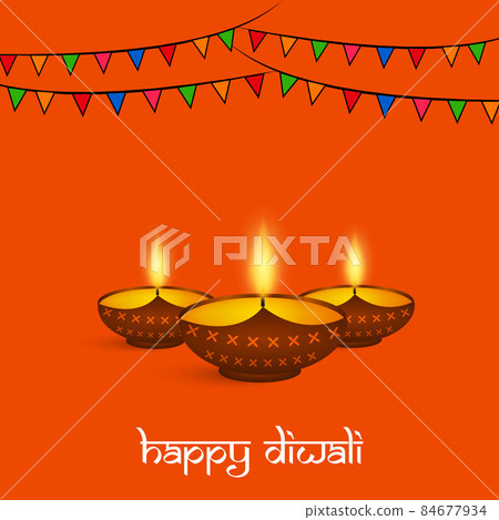 illustration of hindu festival Diwali illustration of hindu festival Diwali 84677934