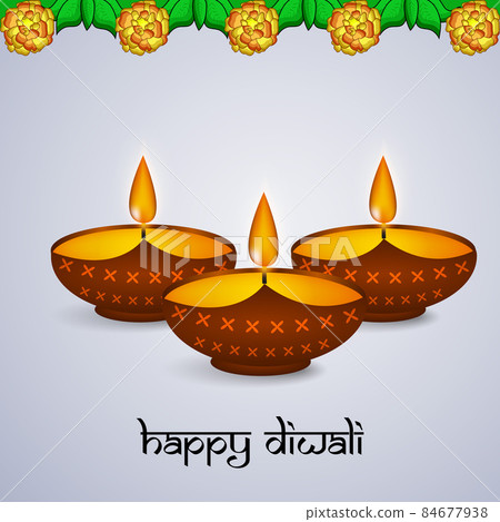 illustration of hindu festival Diwali illustration of hindu festival Diwali 84677938