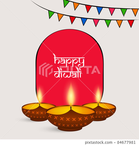 illustration of hindu festival Diwali illustration of hindu festival Diwali 84677981