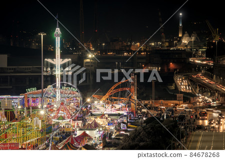 The Luna Park of Genoa 84678268
