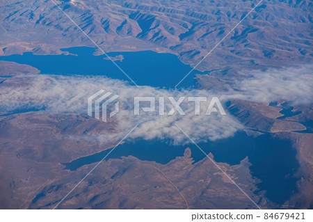 Aerial view of the Strawberry Reservoir Aerial view of the Strawberry Reservoir 84679421