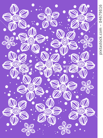 Please use it for envelopes and patterns. White floral illustration background 84679816
