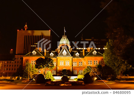 Illuminated Hokkaido Government Office Former Main Government Building Illuminated Hokkaido Government Office Former Main Government Building 84680095