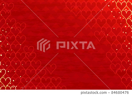 Valentine heart pattern background material 84680476