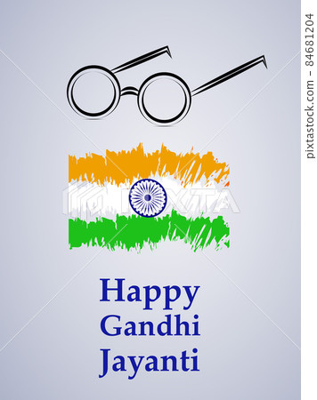 Gandhi Jayanti background - Stock Illustration [84681204] - PIXTA