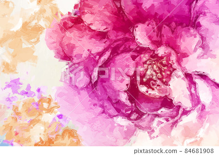 Abstract beautiful floral bouquet illustration Abstract beautiful floral bouquet illustration 84681908