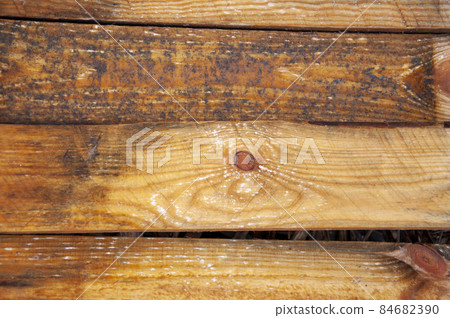 Top view of wooden brown textured surface Top view of wooden brown textured surface 84682390