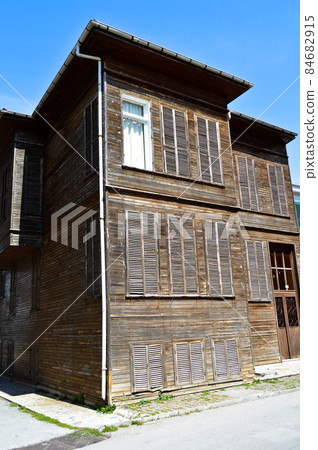 Princes Islands, Buyukada in Istanbul, old wooden houses in Buyukada 84682915