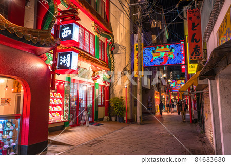 《長崎縣》長崎新地中華街/夜景 84683680