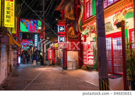 《長崎縣》長崎新地中華街/夜景 84683681