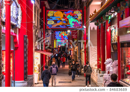 《長崎縣》長崎新地中華街/夜景 84683689