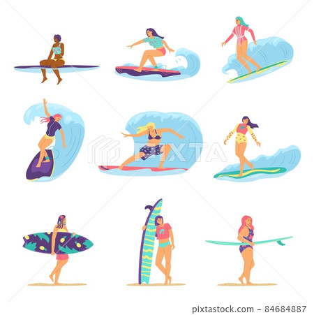 girly surf designs