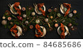 Christmas or New Year holiday dinner festive 84685686