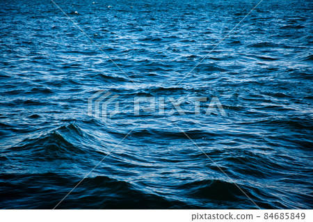 Top view of sea or ocean water, blue sea water texture Top view of sea or ocean water, blue sea water texture 84685849