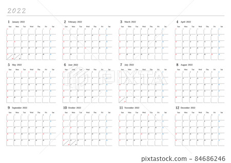 2022, Japan's annual calendar 2022, Japan's annual calendar 84686246