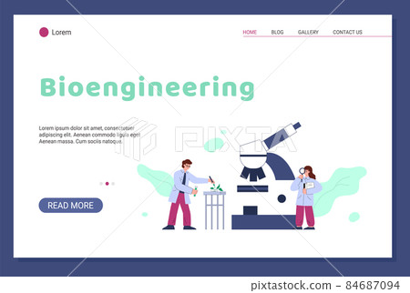 Bioengineering, gene therapy, genetic research in biochemical laboratory Bioengineering, gene therapy, genetic research in biochemical laboratory 84687094