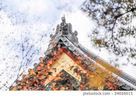 Autumn leaves of Bishamon-do, Yamashina, Kyoto Autumn leaves of Bishamon-do, Yamashina, Kyoto 84688015