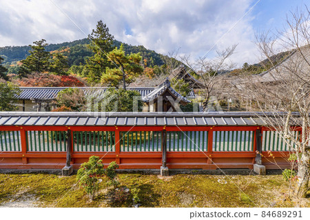 秋天的京都山科毗沙門堂 84689291