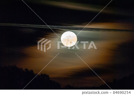 Full Moon at night. Full Moon at night. 84690254