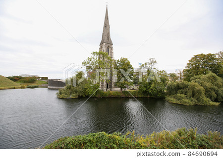 View from Kastellet Fortress, Copenhagen, Denmark 84690694