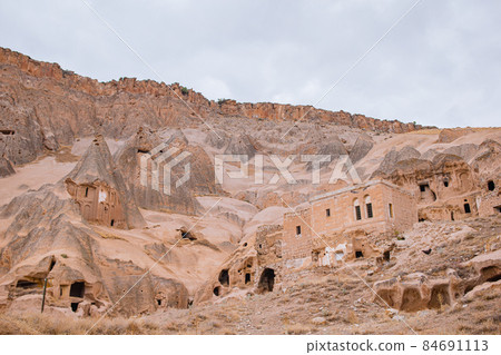 Ancient cave formations. Selime Monastery in Cappadocia Ancient cave formations. Selime Monastery in Cappadocia 84691113