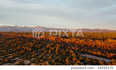 Beautiful landscape of the coastline in Tuscany, Italy. 84694276