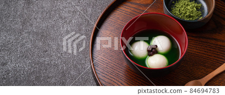 Matcha Tangyuan Winter Solstice Lantern Red Bean Tang yuan Tangyuan タンユエン 団子 84694783