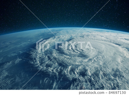 Amazing beautiful blue planet earth with clouds view from space. Space wallpaper Amazing beautiful blue planet earth with clouds view from space. Space wallpaper 84697130