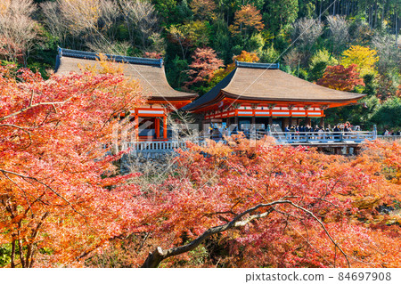 Autumn Kyoto Kiyomizu-dera Amidado and Okunoin Autumn Kyoto Kiyomizu-dera Amidado and Okunoin 84697908