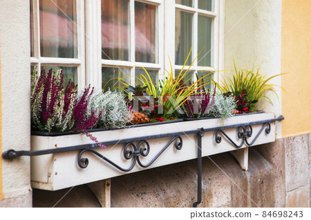Germany, Rothenburg, fairy tale town, windowsill, ドイツ, ローテンブルク, おとぎ话の町, 窓辺, Germany, 84698243