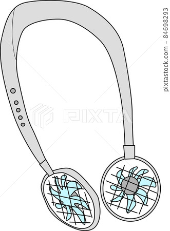 帶風扇的頸部冷卻器的圖像 帶風扇的頸部冷卻器的圖像 84698293