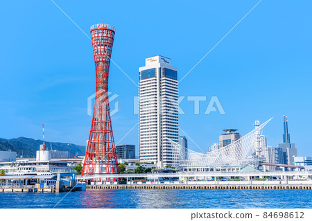 Kobe City, Hyogo Prefecture, the cityscape of Kobe in fine weather Kobe City, Hyogo Prefecture, the cityscape of Kobe in fine weather 84698612