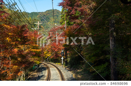 秋季貴船神社及周邊景色 秋季貴船神社及周邊景色 84698696