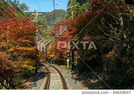 秋季貴船神社及周邊景色 秋季貴船神社及周邊景色 84698697