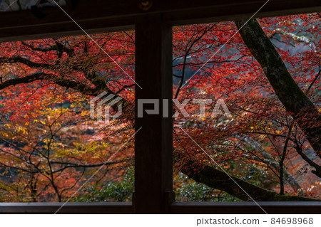 Autumn Kibune Shrine and surrounding scenery Autumn Kibune Shrine and surrounding scenery 84698968