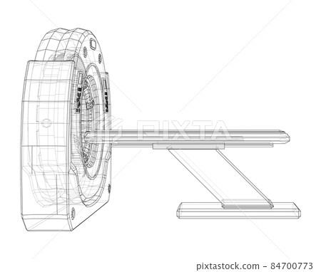 3d illustration of a MRI machine 84700773