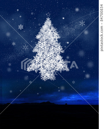 雪花/聖誕樹 84700834