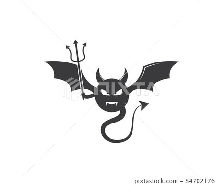 Devil logo vector 84702176