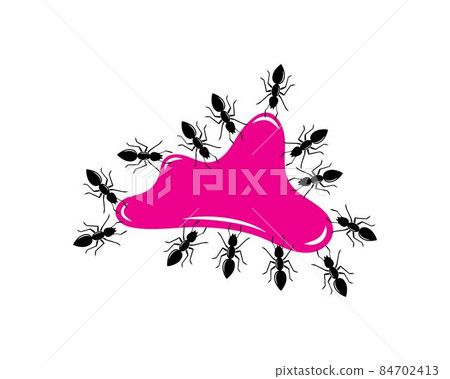 ant logo icon vector illustration design ant logo icon vector illustration design 84702413
