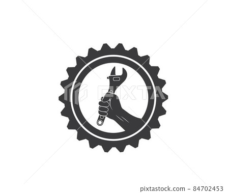 wrench icon vector of automotive service illustration 84702453