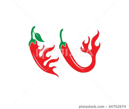 Chili logo vector template design 84702674