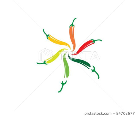 Chili logo vector template design 84702677
