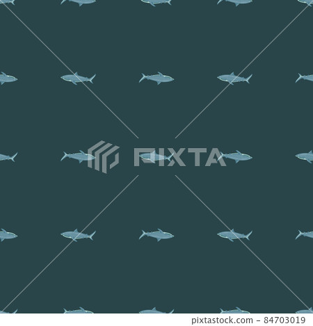 Seamless pattern Tiger shark dark green background. Gray textured of marine fish for any purpose. Seamless pattern Tiger shark dark green background. Gray textured of marine fish for any purpose. 84703019