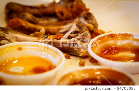 Bones fried chicken leg Bones fried chicken leg 84703083