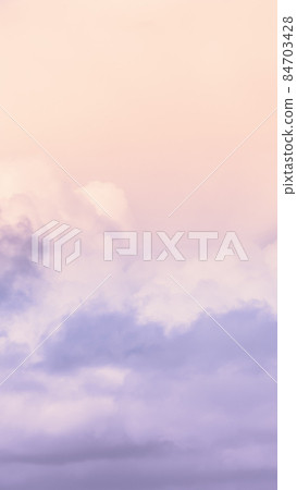 NSTA Story Template Backgrounds. Twilight sky with effect of light pastel colors. Colorful sunset of soft clouds. 9:16 Aspect Ratio 84703428