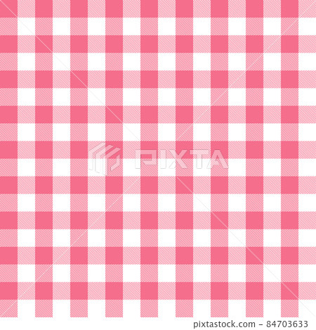 Pink and white Scotland textile seamless pattern. Fabric texture check tartan plaid. Abstract geometric background for cloth, card, fabric. Monochrome graphic repeating design. Modern squared ornament Pink and white Scotland textile seamless pattern. Fabric texture check tartan plaid. Abstract geometric background for cloth, card, fabric. Monochrome graphic repeating design. Modern squared ornament 84703633