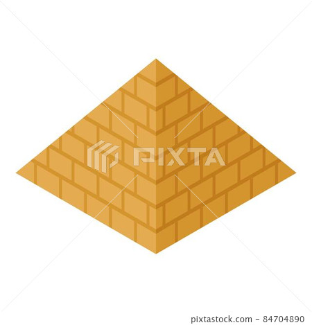 Mummy pyramid icon, isometric style 84704890