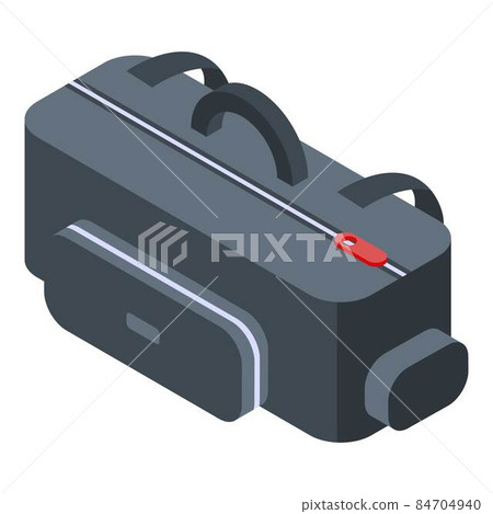 Video camera bag icon, isometric style 84704940