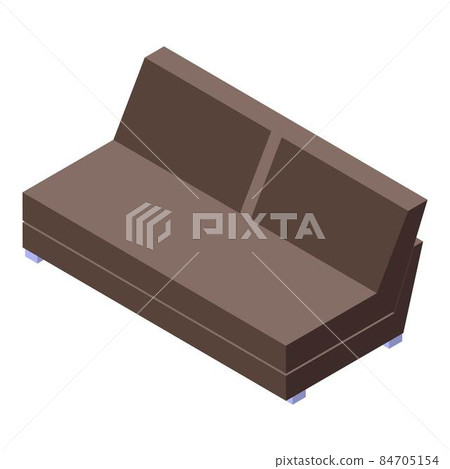 Folding furniture icon, isometric style 84705154